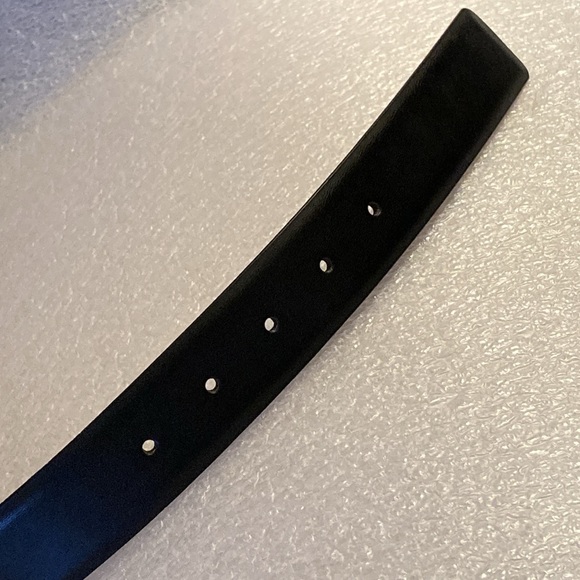 Banana Republic 38" Inch Men’s Black Leather Reversible Belt & Silvertone Buckle - Picture 10 of 10